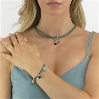 Bracciale Boccadamo Donna in Ecopelle Zircone KBR020DE - KBR020DE